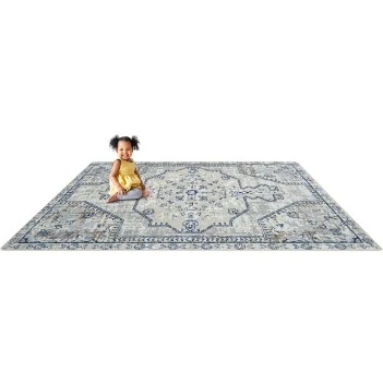 Joy Carpets Kid Essentials Sandstone Canyon Tapestry 3ft. 10in. x 5ft. 4in. Rect. Rug