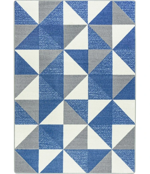 Joy Carpets Claremont Kids Blue Skies Cartwheel 3ft.10in. x 5ft.4in. Rect. Rug