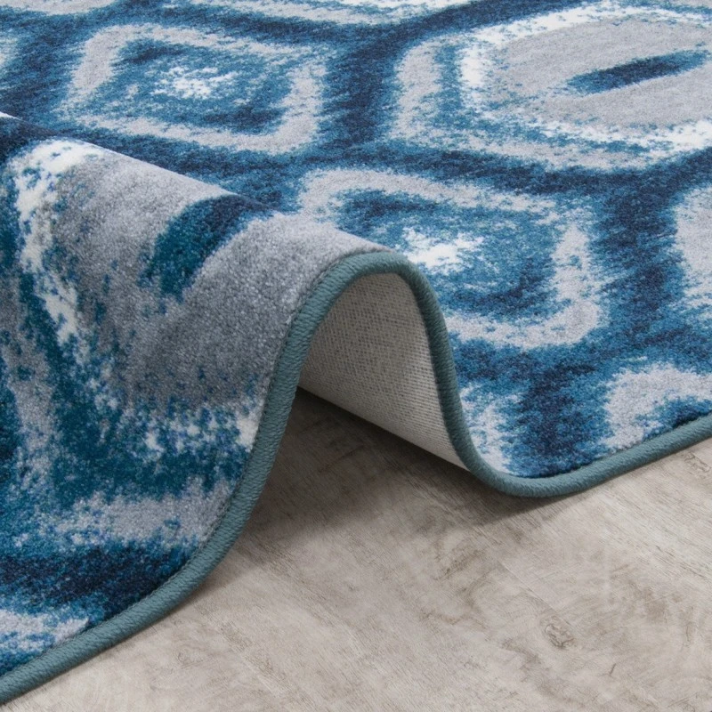 Joy Carpets First Take Peacock Chelsea 5ft.4in. x 7ft.8in. Rect. Rug