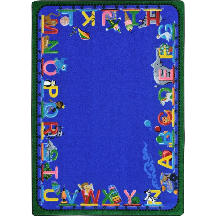 Joy Carpets Kid Essentials  Choo Choo Letters 10ft.9in. x 13ft.2in. Rect. Rug