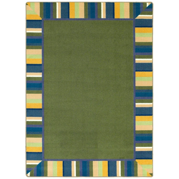Joy Carpets Kid Essentials Bold Clean Green 10ft.9in. x 13ft.2in. Rect. Rug