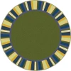 Joy Carpets Kid Essentials Bold Clean Green 5ft.4in. Round Rug