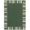 Joy Carpets Kid Essentials Soft Clean Green 7ft.8in. x 10ft.9in. Rect. Rug