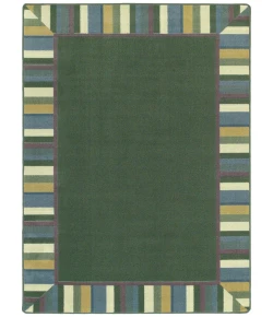 Joy Carpets Kid Essentials Soft Clean Green 3ft.10in. x 5ft.4in. Rect. Rug