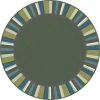 Joy Carpets Kid Essentials Soft Clean Green 7ft.7in. Round Rug