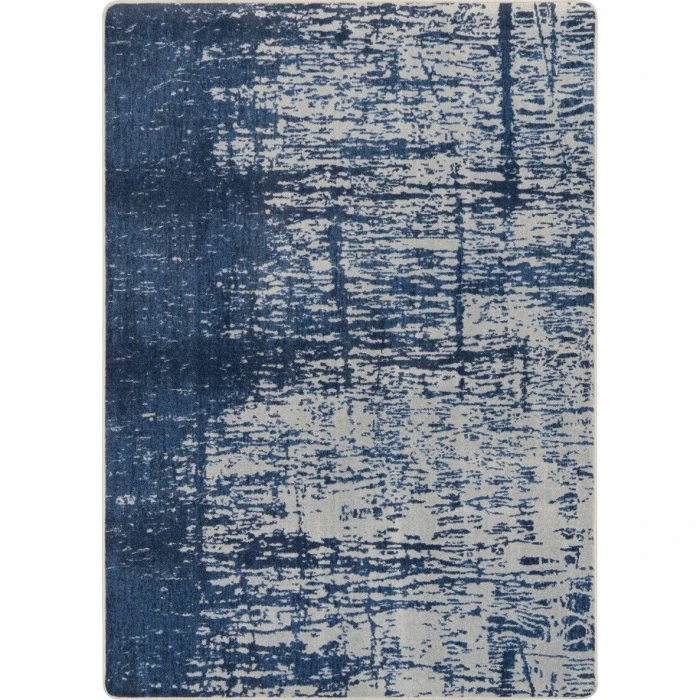 Joy Carpets Kid Essentials High Tide Coastal Canvas 3ft.10in. x 5ft.4in. Rect. Rug