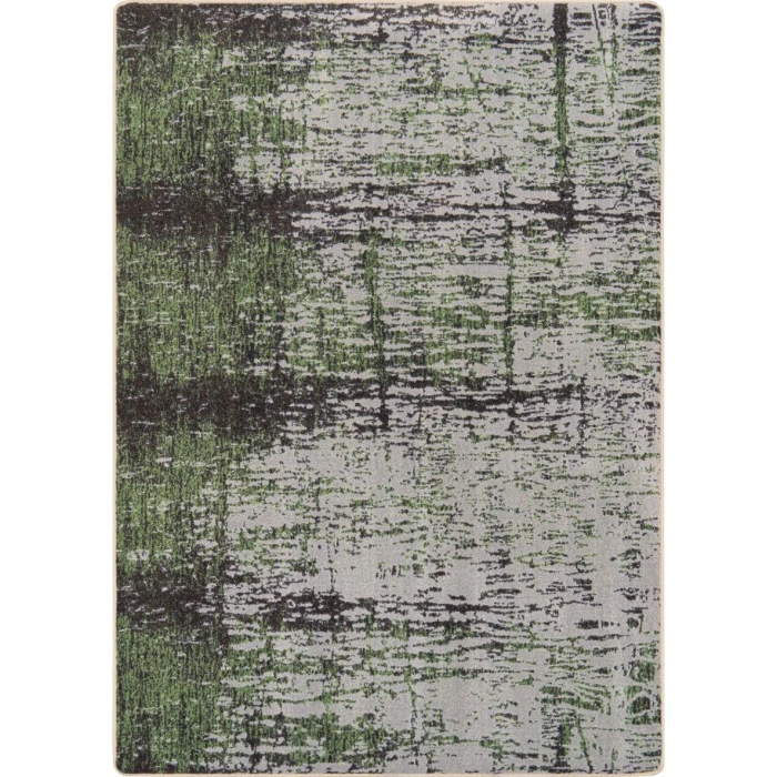 Joy Carpets Kid Essentials Spanish Moss Coastal Canvas 3ft.10in. x 5ft.4in. Rect. Rug