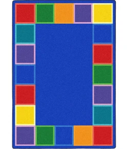 Joy Carpets Kid Essentials Multi Color Tones 7ft.8in. x 10ft.9in. Rect. Rug
