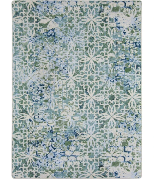 Joy Carpets First Take Sea Green Composite 7ft.8in. x 10ft.9in. Rect. Rug