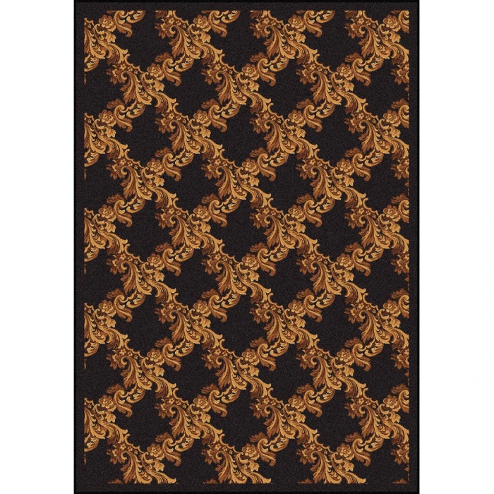 Joy Carpets Any Day Matinee Brown Corinth 3ft.10in. x 5ft.4in. Rect. Rug