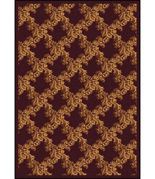 Joy Carpets Any Day Matinee Burgundy Corinth 10ft.9in. x 13ft.2in. Rect. Rug