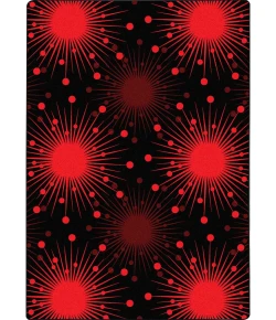 Joy Carpets Kaleidoscope Red Cosmopolitan 10ft.9in. x 13ft.2in. Rect. Rug