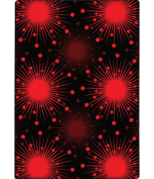 Joy Carpets Kaleidoscope Red Cosmopolitan 10ft.9in. x 13ft.2in. Rect. Rug
