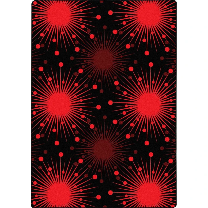 Joy Carpets Kaleidoscope Red Cosmopolitan 10ft.9in. x 13ft.2in. Rect. Rug