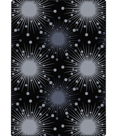 Joy Carpets Kaleidoscope Silver Cosmopolitan 5ft.4in. x 7ft.8in. Rect. Rug