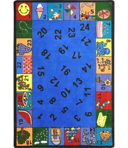 Joy Carpets Kid Essentials Multi Count On Me 10ft.9in. x 13ft.2in. Rect. Rug