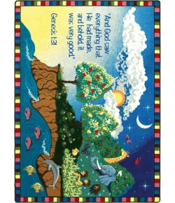 Joy Carpets Kid Essentials Multi Creation 10ft.9in. x 13ft.2in. Rect. Rug