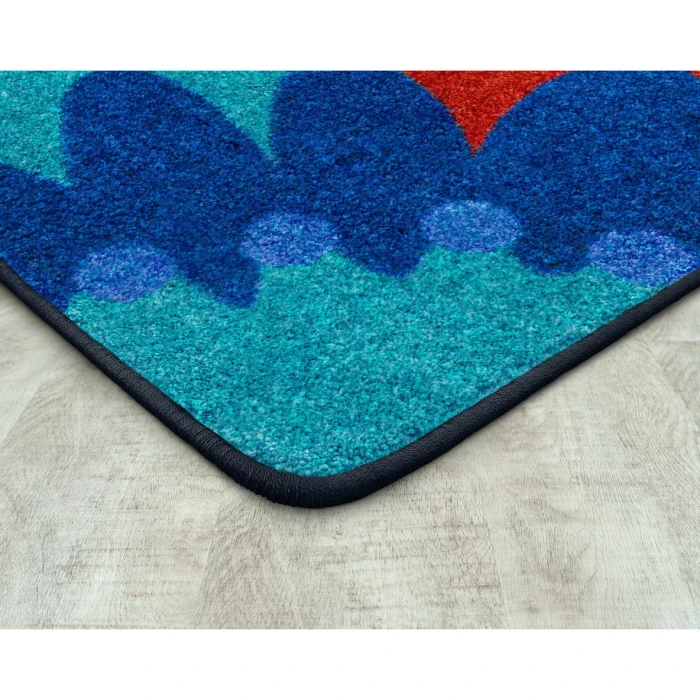 Joy Carpets Kid Essentials Multi Curious World 10ft. 9in. x 13ft. 2in. Rect. Rug