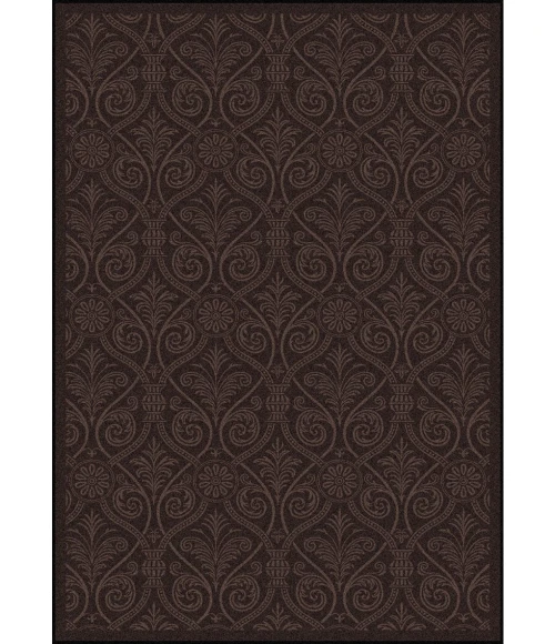 Joy Carpets Any Day Matinee Brown Damascus 10ft.9in. x 13ft.2in. Rect. Rug