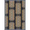 Joy Carpets Any Day Matinee Charcoal Deco Ticket 10ft.9in. x 13ft.2in. Rect. Rug