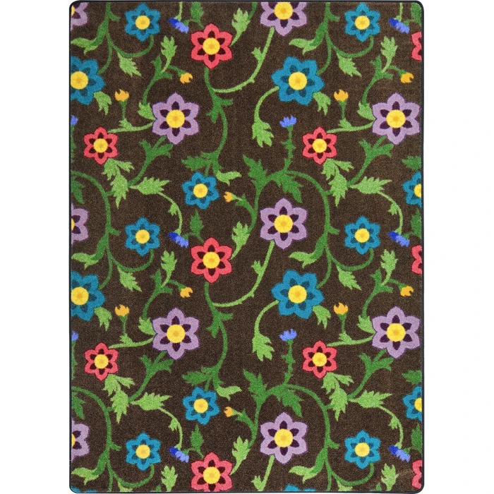 Joy Carpets Cowboy Carpets Multi Desert Rose 7ft.8in. x 10ft.9in. Rect. Rug