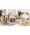 Joy Carpets Kid Essentials Sunset Diamond Oasis 3ft. 10in. x 5ft. 4in. Rect. Rug
