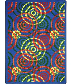 Joy Carpets Kid Essentials Rainbow Dottie 10ft.9in. x 13ft.2in. Rect. Rug