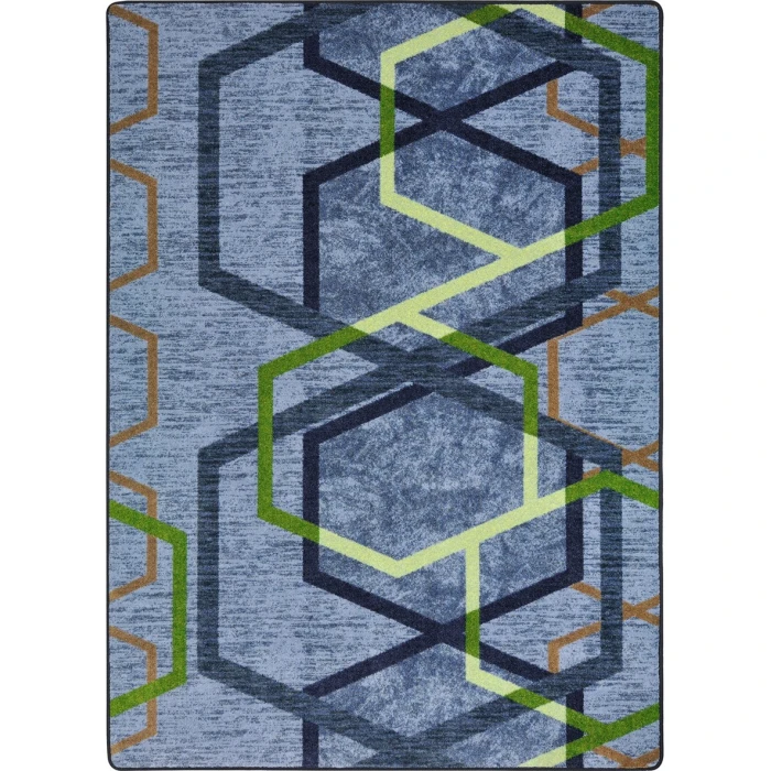 Joy Carpets First Take Emerald Double Helix 7ft.8in. x 10ft.9in. Rect. Rug