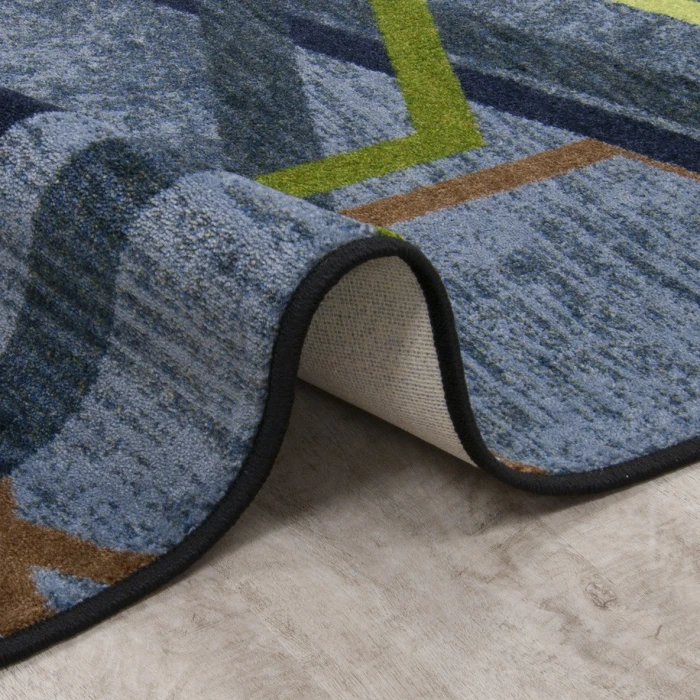 Joy Carpets First Take Emerald Double Helix 7ft.8in. x 10ft.9in. Rect. Rug