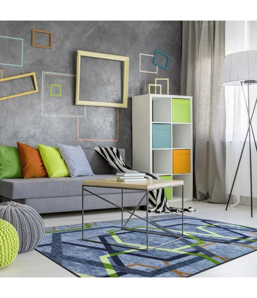 Joy Carpets First Take Citrus Double Helix 10ft.9in. x 13ft.2in. Rect. Rug