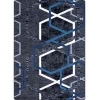 Joy Carpets First Take Sapphire Double Helix 7ft.8in. x 10ft.9in. Rect. Rug