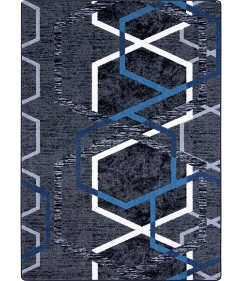 Joy Carpets First Take Sapphire Double Helix 5ft.4in. x 7ft.8in. Rect. Rug