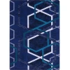 Joy Carpets First Take Violet Double Helix 7ft.8in. x 10ft.9in. Rect. Rug