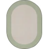 Joy Carpets Kid Essentials Sage Easy Going 7ft.8in. x 10ft.9in. Oval Rug
