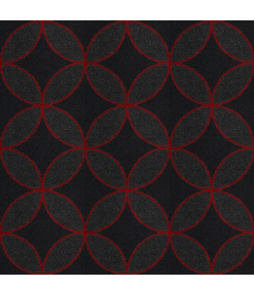 Joy Carpets Kaleidoscope Red Eclipse 10ft.9in. x 13ft.2in. Rect. Rug