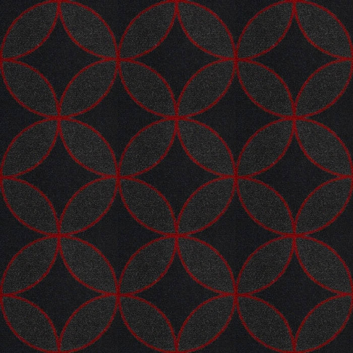 Joy Carpets Kaleidoscope Red Eclipse 3ft.10in. x 5ft.4in. Rect. Rug