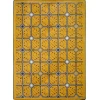 Joy Carpets Kaleidoscope Gold Electrode 7ft.8in. x 10ft.9in. Rect. Rug