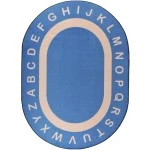 Joy Carpets Kid Essentials Seaside Endless Alphabet 10ft.9in. x 13ft.2in. Rect. Rug