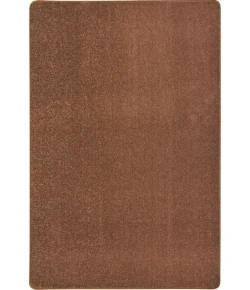 Joy Carpets Kid Essentials Brown Endurance 6ft. x 6ft. Square Rug
