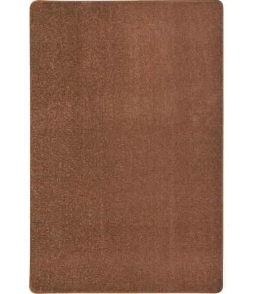 Joy Carpets Kid Essentials Brown Endurance 6ft. x 6ft. Square Rug