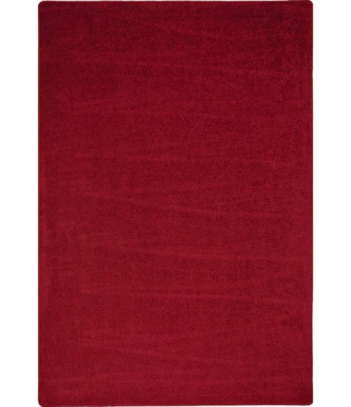 Joy Carpets Kid Essentials Burgundy Endurance 6ft. x 9ft. Rect. Rug