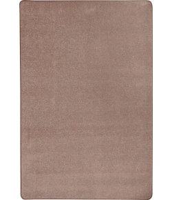 Joy Carpets Kid Essentials Taupe Endurance 6ft. x 6ft. Square Rug
