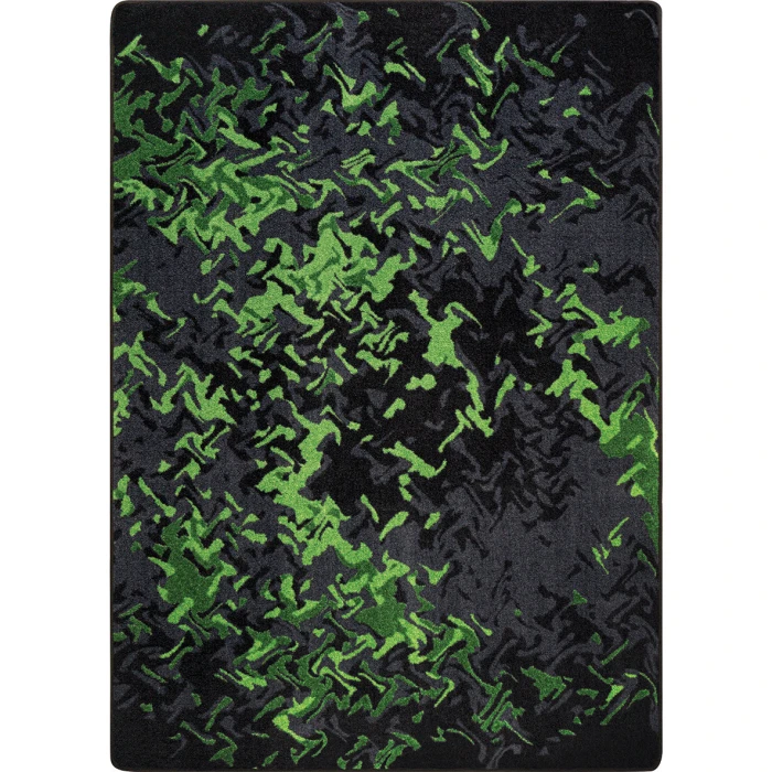 Joy Carpets Kid Essentials Emerald Eruption 3ft. 10in. x 5ft. 4in. Rect. Rug