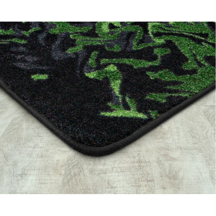 Joy Carpets Kid Essentials Emerald Eruption 3ft. 10in. x 5ft. 4in. Rect. Rug