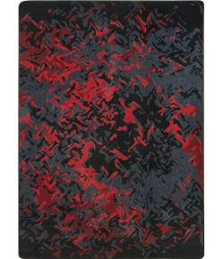 Joy Carpets Kid Essentials Ruby Eruption 3ft. 10in. x 5ft. 4in. Rect. Rug