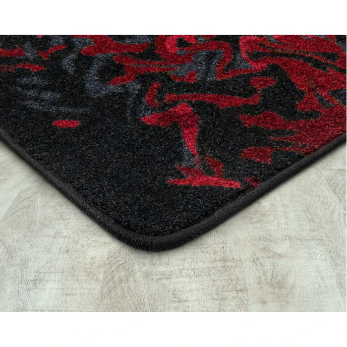 Joy Carpets Kid Essentials Ruby Eruption 3ft. 10in. x 5ft. 4in. Rect. Rug