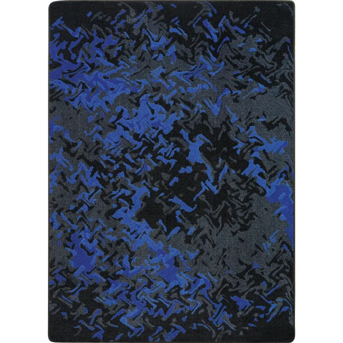 Joy Carpets Kid Essentials Sapphire Eruption 7ft. 8in. x 10ft. 9in. Rect. Rug