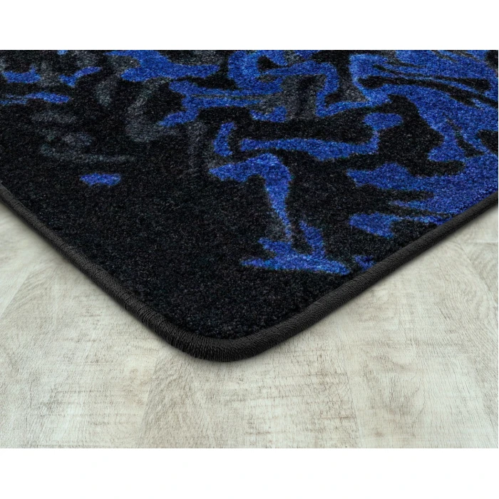 Joy Carpets Kid Essentials Sapphire Eruption 7ft. 8in. x 10ft. 9in. Rect. Rug