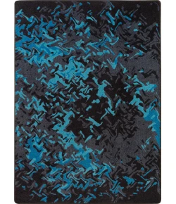 Joy Carpets Kid Essentials Teal Eruption 10ft. 9in. x 13ft. 2in. Rect. Rug