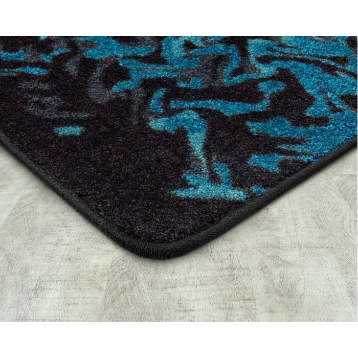 Joy Carpets Kid Essentials Teal Eruption 10ft. 9in. x 13ft. 2in. Rect. Rug